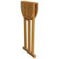 vidaXL Mesa de bar plegable madera maciza de teca 90x65x105 cm vidaXL Mesa de bar plegable madera maciza de teca 90x65x105 cm