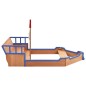 vidaXL Arenero en forma de barco pirata madera de abeto 190x94,5x101cm vidaXL Arenero en forma de barco pirata madera de abeto 190x94,5x101cm