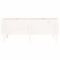 vidaXL Arriate elevado de jardín madera maciza pino blanco 160x50x57cm vidaXL Arriate elevado de jardín madera maciza pino blanco 160x50x57cm