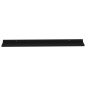 vidaXL Estantes de pared 4 unidades negro 100x9x3 cm vidaXL Estantes de pared 4 unidades negro 100x9x3 cm