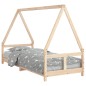 vidaXL Estructura de cama para niños madera maciza de pino 80x200 cm vidaXL Estructura de cama para niños madera maciza de pino 80x200 cm