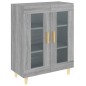 vidaXL Aparador de madera de ingeniería gris Sonoma 69,5x34x90 cm vidaXL Aparador de madera de ingeniería gris Sonoma 69,5x34x90 cm