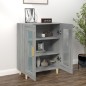 vidaXL Aparador de madera de ingeniería gris Sonoma 69,5x34x90 cm vidaXL Aparador de madera de ingeniería gris Sonoma 69,5x34x90 cm