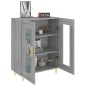 vidaXL Aparador de madera de ingeniería gris Sonoma 69,5x34x90 cm vidaXL Aparador de madera de ingeniería gris Sonoma 69,5x34x90 cm