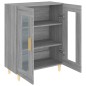 vidaXL Aparador de madera de ingeniería gris Sonoma 69,5x34x90 cm vidaXL Aparador de madera de ingeniería gris Sonoma 69,5x34x90 cm