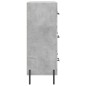 vidaXL Aparador de madera de ingeniería gris hormigón 69,5x34x90 cm vidaXL Aparador de madera de ingeniería gris hormigón 69,5x34x90 cm