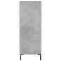 vidaXL Estantería madera de ingeniería gris hormigón 69,5x32,5x90 cm vidaXL Estantería madera de ingeniería gris hormigón 69,5x32,5x90 cm