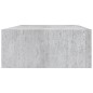 vidaXL Estante de pared con cajón MDF gris hormigón 40x23,5x10 cm vidaXL Estante de pared con cajón MDF gris hormigón 40x23,5x10 cm