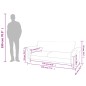 vidaXL Sofá convertible 2 plazas reposabrazos ante artificial marrón vidaXL Sofá convertible 2 plazas reposabrazos ante artificial marrón