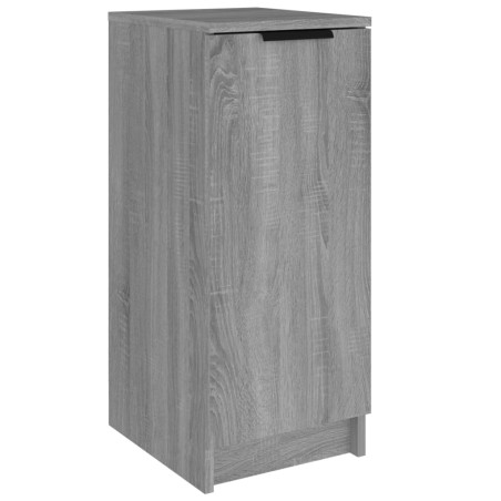 vidaXL Zapatero de madera contrachapada gris Sonoma 30x35x70 cm