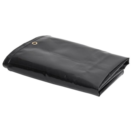 vidaXL Lona 650 g/m² 4x5 m negro