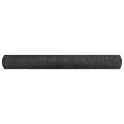 vidaXL Red de privacidad HDPE negro 1,5x10 m 195 g/m² 