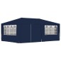 vidaXL Carpa profesional para fiestas con paredes azul 90 g/m² 4x6 m vidaXL Carpa profesional para fiestas con paredes azul 90 g/m² 4x6 m