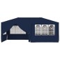 vidaXL Carpa profesional para fiestas con paredes azul 90 g/m² 4x6 m vidaXL Carpa profesional para fiestas con paredes azul 90 g/m² 4x6 m