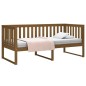 vidaXL Sofá cama madera maciza de pino marrón miel 90x200 cm vidaXL Sofá cama madera maciza de pino marrón miel 90x200 cm