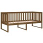 vidaXL Sofá cama madera maciza de pino marrón miel 90x200 cm vidaXL Sofá cama madera maciza de pino marrón miel 90x200 cm