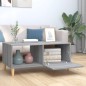 vidaXL Mesa de centro madera contrachapada gris Sonoma 89,5x50x40 cm