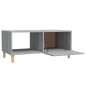 vidaXL Mesa de centro madera contrachapada gris Sonoma 89,5x50x40 cm