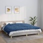 vidaXL Manta con peso tela azul 155x220 cm 7 kg vidaXL Manta con peso tela azul 155x220 cm 7 kg