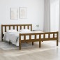 vidaXL Estructura de cama madera maciza marrón miel 120x200 cm vidaXL Estructura de cama madera maciza marrón miel 120x200 cm