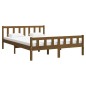 vidaXL Estructura de cama madera maciza marrón miel 120x200 cm vidaXL Estructura de cama madera maciza marrón miel 120x200 cm