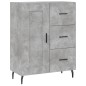 vidaXL Aparador de madera de ingeniería gris hormigón 69,5x34x90 cm vidaXL Aparador de madera de ingeniería gris hormigón 69,5x34x90 cm