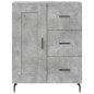 vidaXL Aparador de madera de ingeniería gris hormigón 69,5x34x90 cm vidaXL Aparador de madera de ingeniería gris hormigón 69,5x34x90 cm