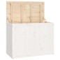 vidaXL Baúl para la colada madera maciza de pino blanco 88,5x44x66 cm vidaXL Baúl para la colada madera maciza de pino blanco 88,5x44x66 cm
