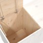 vidaXL Baúl para la colada madera maciza de pino blanco 88,5x44x66 cm vidaXL Baúl para la colada madera maciza de pino blanco 88,5x44x66 cm