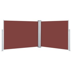 vidaXL Toldo lateral retráctil marrón 140x1000 cm 