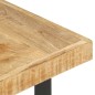 vidaXL Mesa de centro de madera maciza de mango 142x90x42 cm vidaXL Mesa de centro de madera maciza de mango 142x90x42 cm