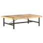 vidaXL Mesa de centro de madera maciza de mango 142x90x42 cm vidaXL Mesa de centro de madera maciza de mango 142x90x42 cm