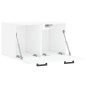 vidaXL Armario pared madera contrachapada blanco brillo 60x36,5x35 cm vidaXL Armario pared madera contrachapada blanco brillo 60x36,5x35 cm