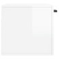 vidaXL Armario pared madera contrachapada blanco brillo 60x36,5x35 cm vidaXL Armario pared madera contrachapada blanco brillo 60x36,5x35 cm