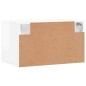 vidaXL Armario pared madera contrachapada blanco brillo 60x36,5x35 cm vidaXL Armario pared madera contrachapada blanco brillo 60x36,5x35 cm