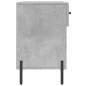 vidaXL Banco zapatero madera de ingeniería gris hormigón 102x35x55 cm