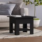 vidaXL Mesa de centro madera de ingeniería negra 55x55x42 cm vidaXL Mesa de centro madera de ingeniería negra 55x55x42 cm
