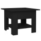 vidaXL Mesa de centro madera de ingeniería negra 55x55x42 cm vidaXL Mesa de centro madera de ingeniería negra 55x55x42 cm