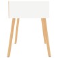 vidaXL Mesitas de noche 2 uds madera contrachapada blanco 40x40x56 cm vidaXL Mesitas de noche 2 uds madera contrachapada blanco 40x40x56 cm