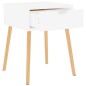 vidaXL Mesitas de noche 2 uds madera contrachapada blanco 40x40x56 cm vidaXL Mesitas de noche 2 uds madera contrachapada blanco 40x40x56 cm