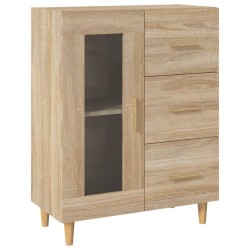 vidaXL Aparador de madera de ingeniería roble Sonoma 69,5x34x90 cm