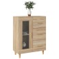 vidaXL Aparador de madera de ingeniería roble Sonoma 69,5x34x90 cm vidaXL Aparador de madera de ingeniería roble Sonoma 69,5x34x90 cm