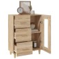 vidaXL Aparador de madera de ingeniería roble Sonoma 69,5x34x90 cm vidaXL Aparador de madera de ingeniería roble Sonoma 69,5x34x90 cm