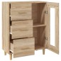 vidaXL Aparador de madera de ingeniería roble Sonoma 69,5x34x90 cm vidaXL Aparador de madera de ingeniería roble Sonoma 69,5x34x90 cm