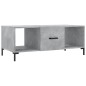 vidaXL Mesa de centro madera contrachapada gris hormigón 102x50x40 cm vidaXL Mesa de centro madera contrachapada gris hormigón 102x50x40 cm