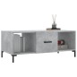 vidaXL Mesa de centro madera contrachapada gris hormigón 102x50x40 cm vidaXL Mesa de centro madera contrachapada gris hormigón 102x50x40 cm