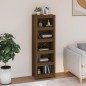 vidaXL Estantería madera maciza de pino marrón miel 50x35x154 cm vidaXL Estantería madera maciza de pino marrón miel 50x35x154 cm