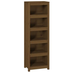 vidaXL Estantería madera maciza de pino marrón miel 50x35x154 cm
