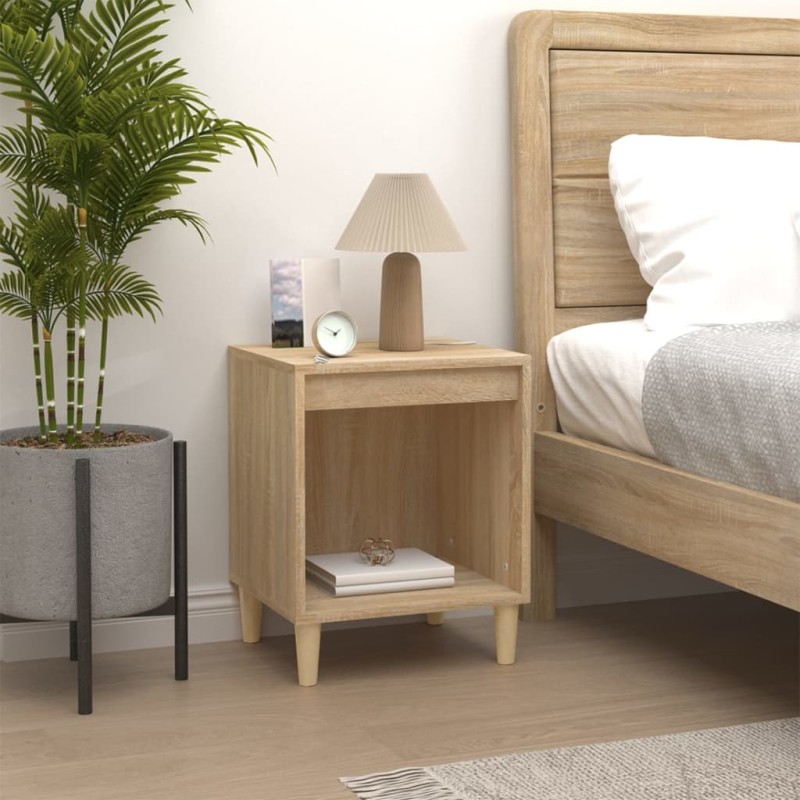 vidaXL Mesita de noche roble Sonoma 40x35x50 cm vidaXL Mesita de noche roble Sonoma 40x35x50 cm