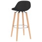 vidaXL Taburetes de cocina 2 unidades tela negro vidaXL Taburetes de cocina 2 unidades tela negro